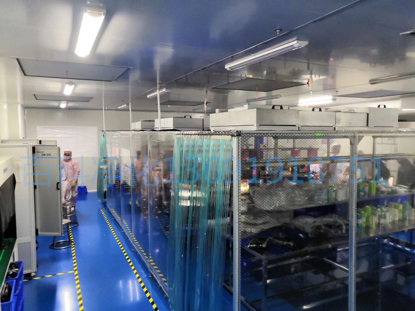 无尘净化棚在LCD模组光电生产车间的应用