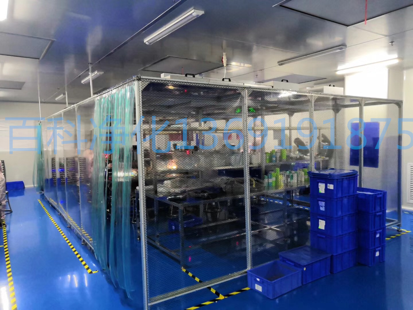 贴合工作台洁净棚特点案例图片 贴合工作台洁净棚特点案例图片